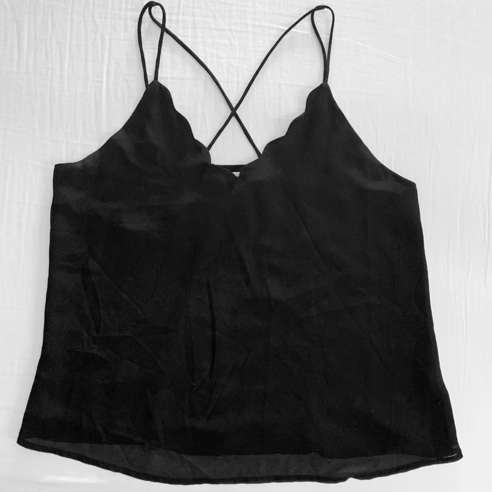 Dressy spaghetti strap tank top